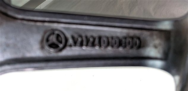 Thumbnail 4: 14-16 MERCEDES E350 E400 E550 (A207 C207 W207) 18x8.5 - 10-SPOKE AMG WHEEL RIM