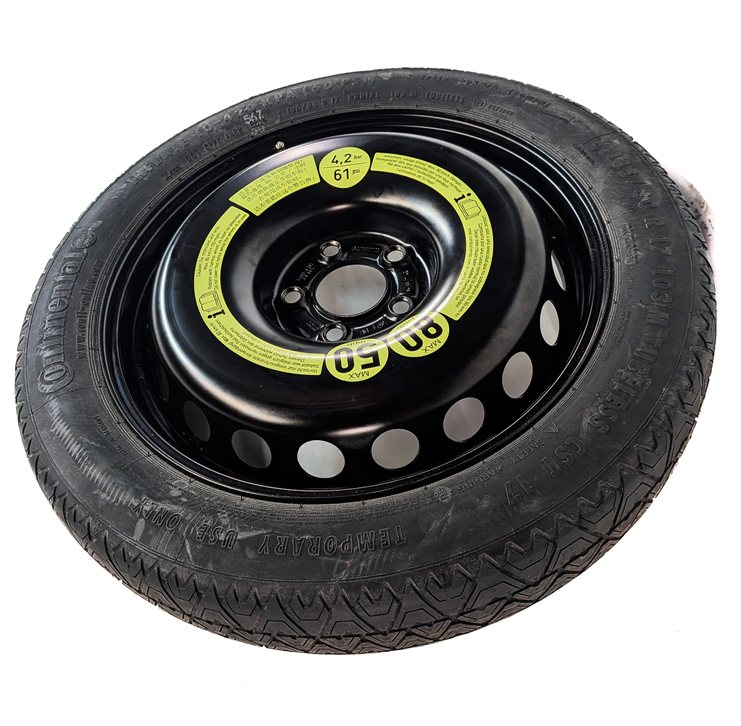 10-17 MERCEDES B250 C250 C350 E350 E400 E550 (W204 W207 W212) 17x3.5 SPARE TIRE