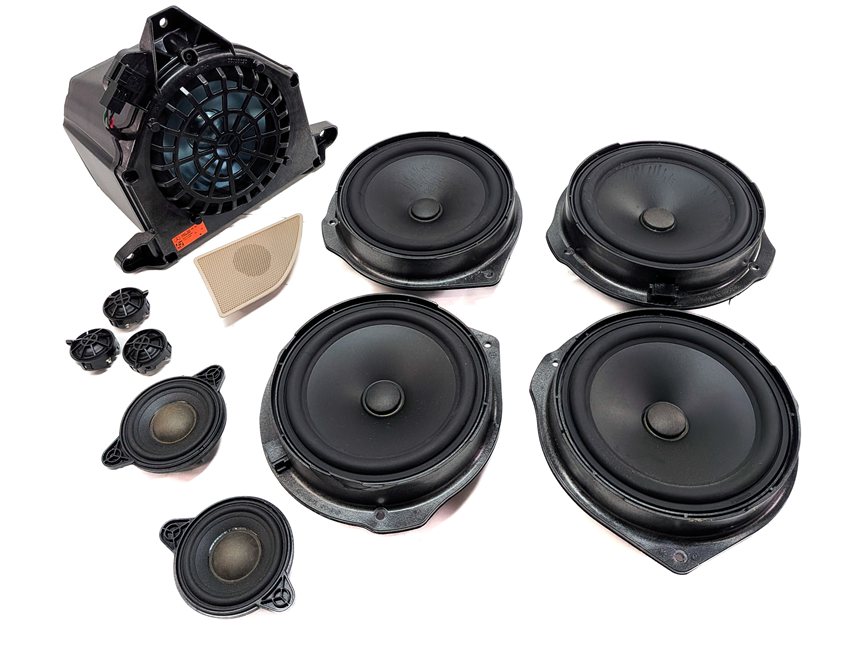 Thumbnail 2: 2015 MERCEDES E400 A207 RADIO STEREO LOGIC 7 AUDIO SOUND SYSTEM SPEAKER SET/11
