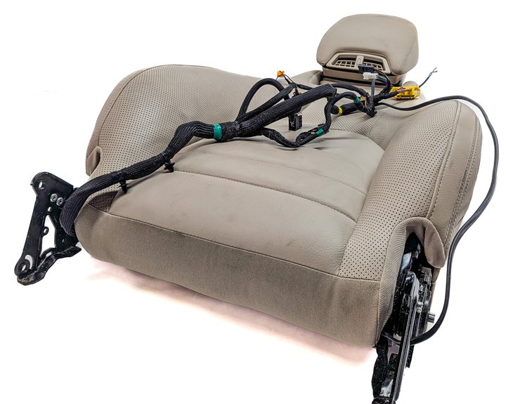 Thumbnail 2: 2015 MERCEDES E400 (A207) FRONT RIGHT UPPER MEMORY HEAT VENT SEAT BACK (Beige)