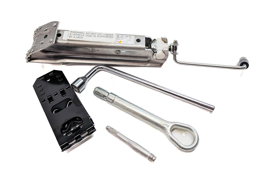 03-20 MERCEDES C E CLK CLS SLK (A207 C207 C209 R172) SPARE TIRE JACK TOOL SET