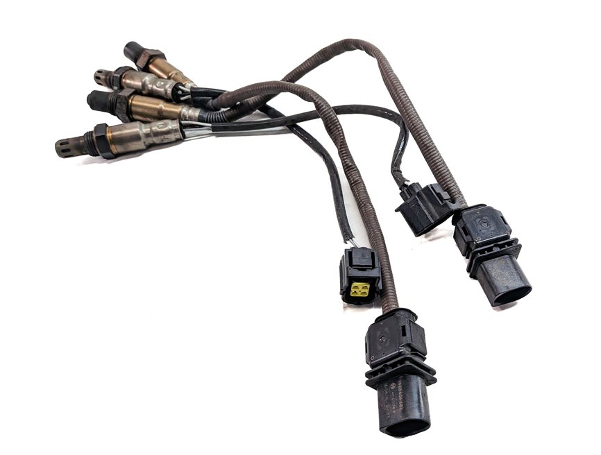 Thumbnail 3: 2015 MERCEDES E400 CONVERTIBLE (A207) 3.5L ENGINE OXYGEN O2 LAMBDA SENSOR SET/4
