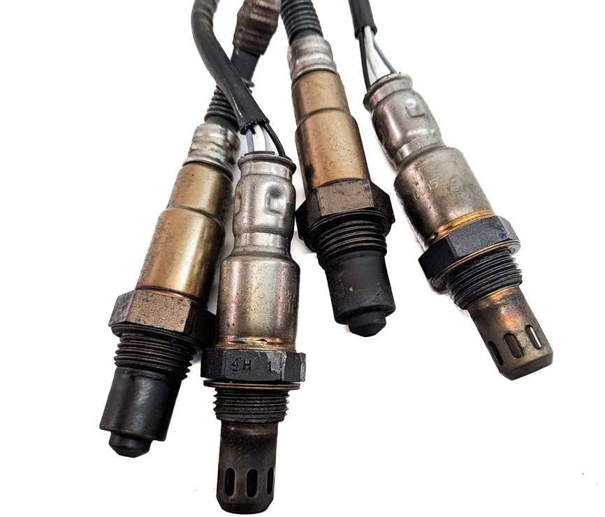 Thumbnail 5: 2015 MERCEDES E400 CONVERTIBLE (A207) 3.5L ENGINE OXYGEN O2 LAMBDA SENSOR SET/4