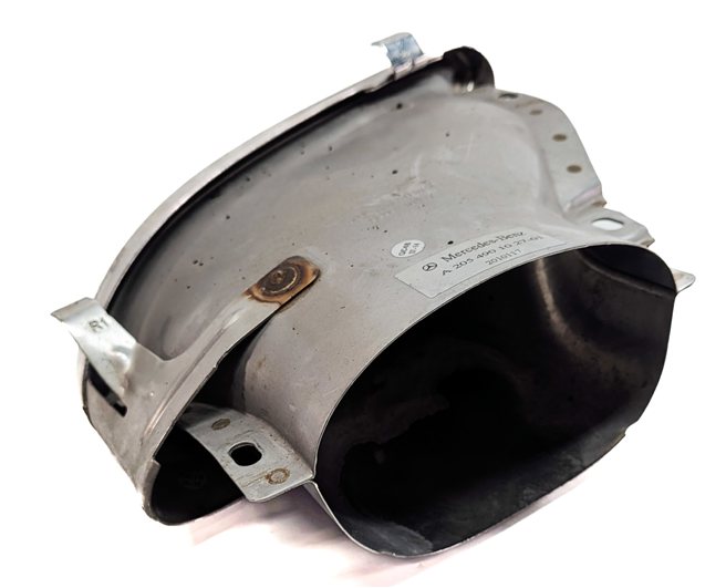 Thumbnail 6: 2015 MERCEDES E400 CONVERTIBLE A207 3.5L REAR MUFFLER EXHAUST TIP SET/2 (CHROME)