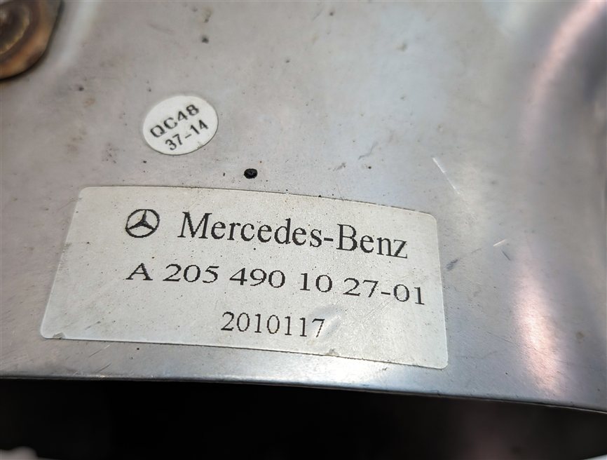 Thumbnail 8: 2015 MERCEDES E400 CONVERTIBLE A207 3.5L REAR MUFFLER EXHAUST TIP SET/2 (CHROME)