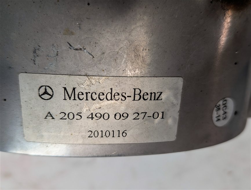 Thumbnail 9: 2015 MERCEDES E400 CONVERTIBLE A207 3.5L REAR MUFFLER EXHAUST TIP SET/2 (CHROME)