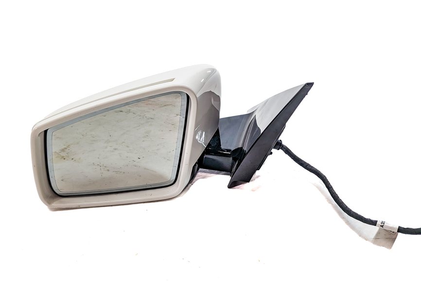 15-17 E CLASS A207 C207 LEFT PFOLD MEMORY AUTO DIM HEAT DOOR MIRROR (White)