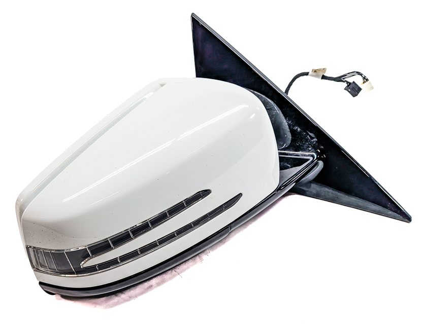 Thumbnail 4: 15-17 E CLASS A207 C207 RIGHT PFOLD MEMORY AUTO DIM HEAT DOOR MIRROR (White)