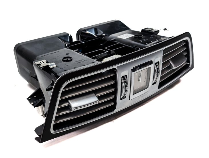 2015 MERCEDES E400 CONV (A207) FRONT CENTER DASH HEAT AIR AC VENT w/ CLOCK