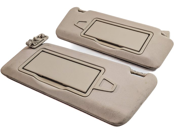 Thumbnail 2: 11-17 MERCEDES E350 E400 E550 A207 C207 COUPE CONVERTIBLE SUNVISOR SET (Beige)