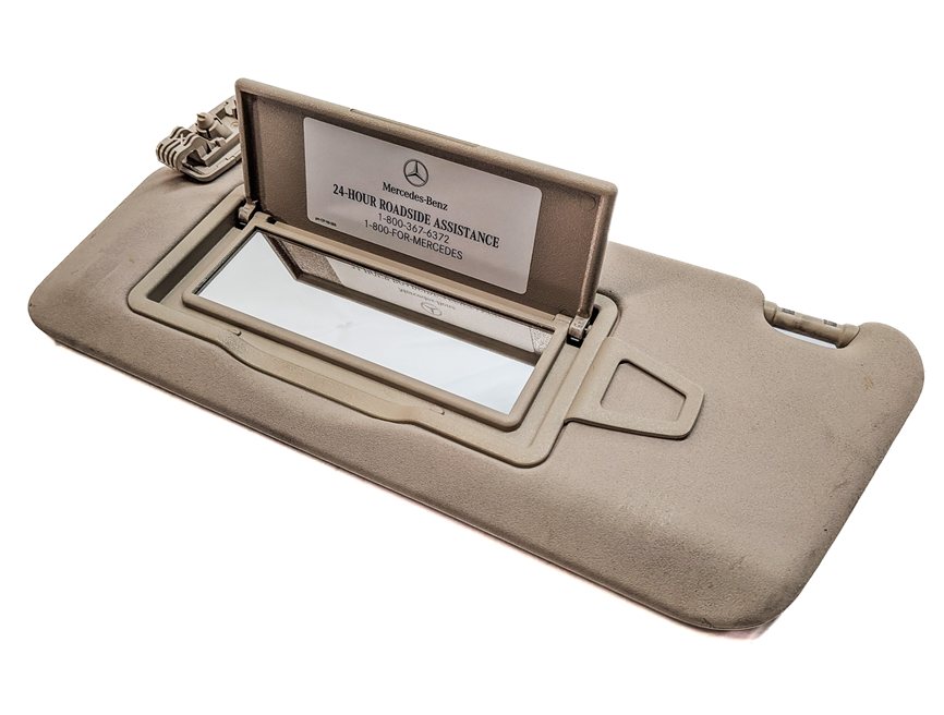 Thumbnail 3: 11-17 MERCEDES E350 E400 E550 A207 C207 COUPE CONVERTIBLE SUNVISOR SET (Beige)
