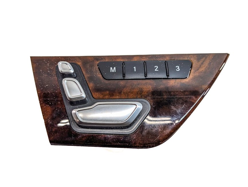 Thumbnail 2: 15 MERCEDES E400 CONV A207 FRONT LEFT DRIVER DOOR TRIM SEAT SWITCH SET/2(Walnut)