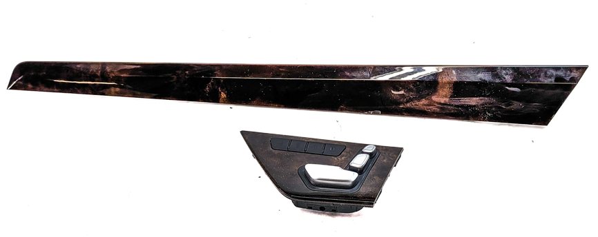 Thumbnail 2: 15 MERCEDES E400 CONV A207 FRONT RIGHT PASSENGER DOOR TRIM SWITCH SET (Walnut)
