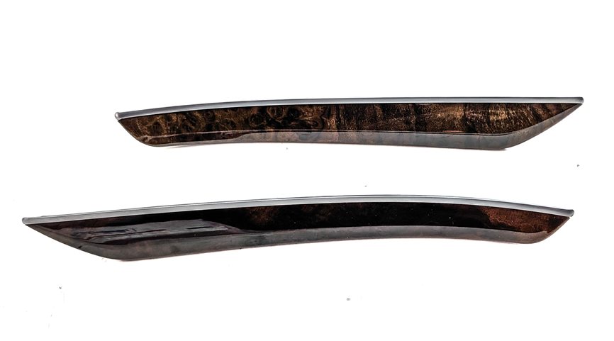 Thumbnail 2: 2015 MERCEDES E400 CONV A207 REAR LEFT & RIGHT INTERIOR DOOR TRIM SET/2 (Walnut)