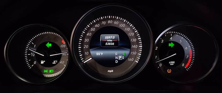 Thumbnail 2: 15 MERCEDES E CLASS W207 W212 SPEEDOMETER INSTRUMENT CLUSTER MPH (53k)