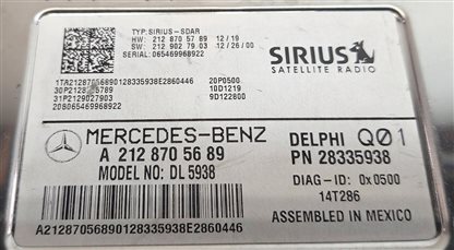 Thumbnail 7: 13-20 MERCEDES B CLA E GL GLA GLE (C117 X156 X166) SIRUIS SATELLITE RADIO MODULE