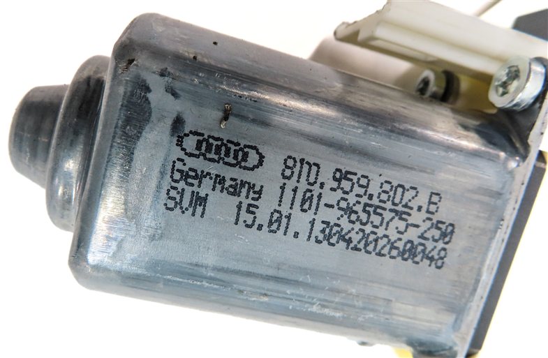 Thumbnail 8: 10-17 AUDI A5 RS5 S5 (B8 8T) CONVERTIBLE RIGHT PASSENGER WINDOW REGULATOR MOTOR