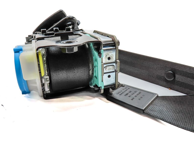 Thumbnail 6: 10-17 AUDI A5 S5 RS5 (B8 8T) CONVERTIBLE LEFT DRIVER SEATBELT RETRACTOR (Black)