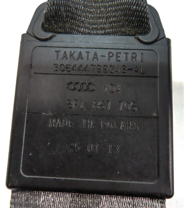 Thumbnail 8: 10-17 AUDI A5 S5 RS5 (B8 8T) CONVERTIBLE LEFT DRIVER SEATBELT RETRACTOR (Black)