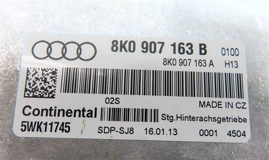 Thumbnail 7: 2013 AUDI S5 CONVERTIBLE (B8 8T) REAR DIFFERENTIAL CONTROL MODULE