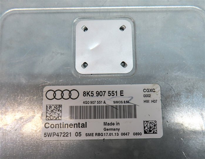 Thumbnail 14: 13 AUDI S5 CONV. B8 8T 3.0L CGXC SUPERCHARGED ECM IMMOBILIZER MODULE KEY SET/9