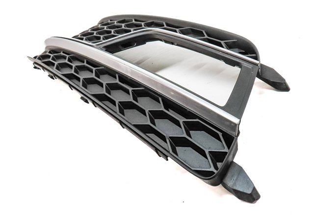 Thumbnail 5: 2013-2017 AUDI S5 (B8 8T) FRONT LEFT & RIGHT LOWER FOGLIGHT GRILLE TRIM SET-2