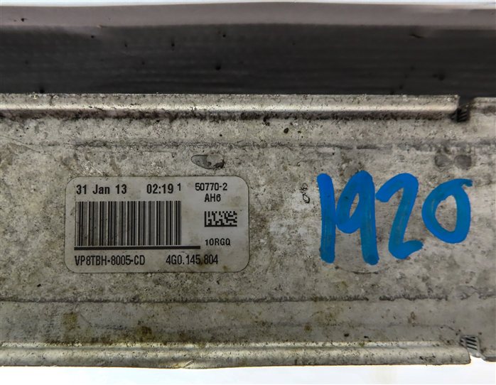 Thumbnail 9: 13-18 AUDI S6 S7 (C7) 4.0L AUTO ENGINE WATER COOLANT AUXILIARY CENTER RADIATOR