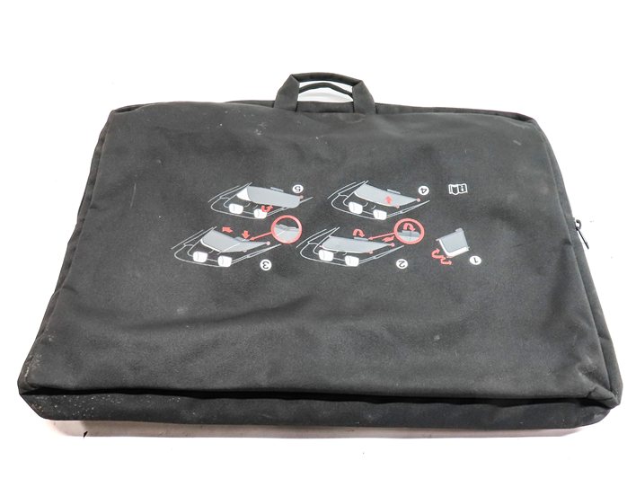 2013 AUDI S5 CONVERTIBLE (B8 8T) REAR WINDSCREEN VENT w/ STORAGE BAG (BLACK)
