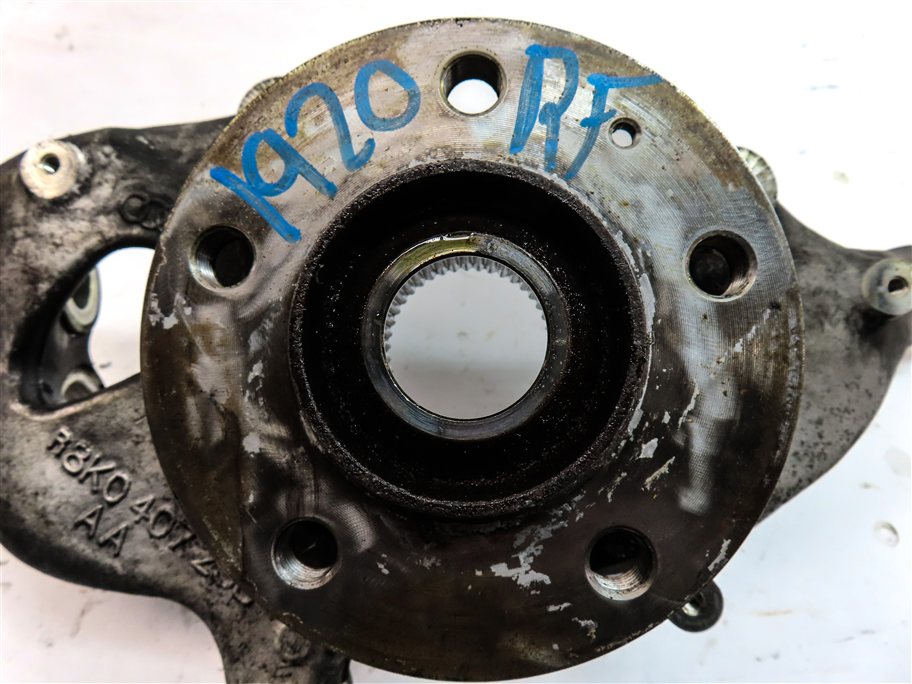 Thumbnail 8: 12-17 AUDI A4 S4 A5 S5 A6 S6 A7 S7 RS7 Q5 RIGHT FRONT SPINDLE KNUCKLE HUB (KSM)