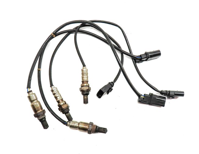 2013 AUDI S5 CONVERTIBLE (B8 8T) 3.0L (CGXC) OXYGEN O2 LAMBDA WIRE SENSOR SET/4