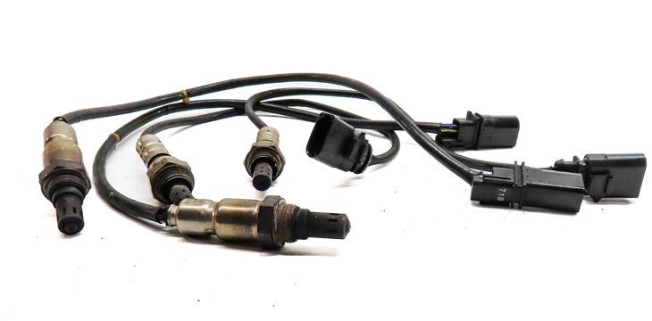 Thumbnail 3: 2013 AUDI S5 CONVERTIBLE (B8 8T) 3.0L (CGXC) OXYGEN O2 LAMBDA WIRE SENSOR SET/4