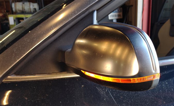 Thumbnail 2: 10-14 AUDI A5 S5 B8 8T CONVERTIBLE LEFT MEM HEAT AUTODIM DOOR MIRROR (ALUMINUM)