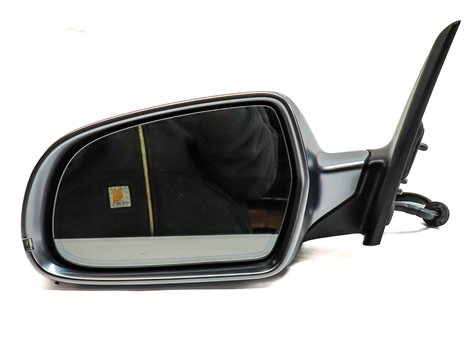 Thumbnail 3: 10-14 AUDI A5 S5 B8 8T CONVERTIBLE LEFT MEM HEAT AUTODIM DOOR MIRROR (ALUMINUM)
