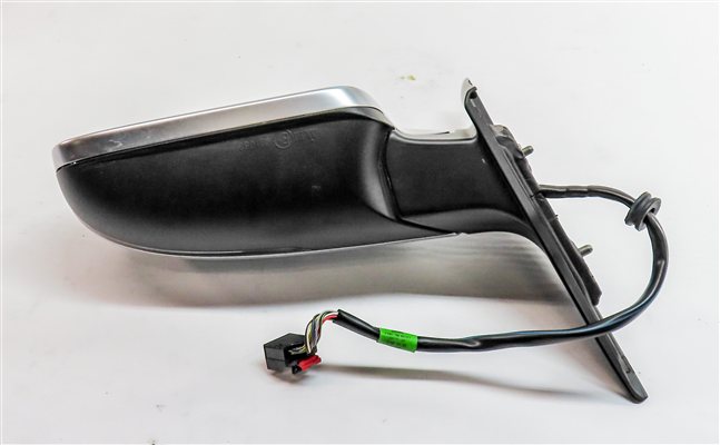 Thumbnail 7: 10-14 AUDI A5 S5 B8 8T CONVERTIBLE LEFT MEM HEAT AUTODIM DOOR MIRROR (ALUMINUM)