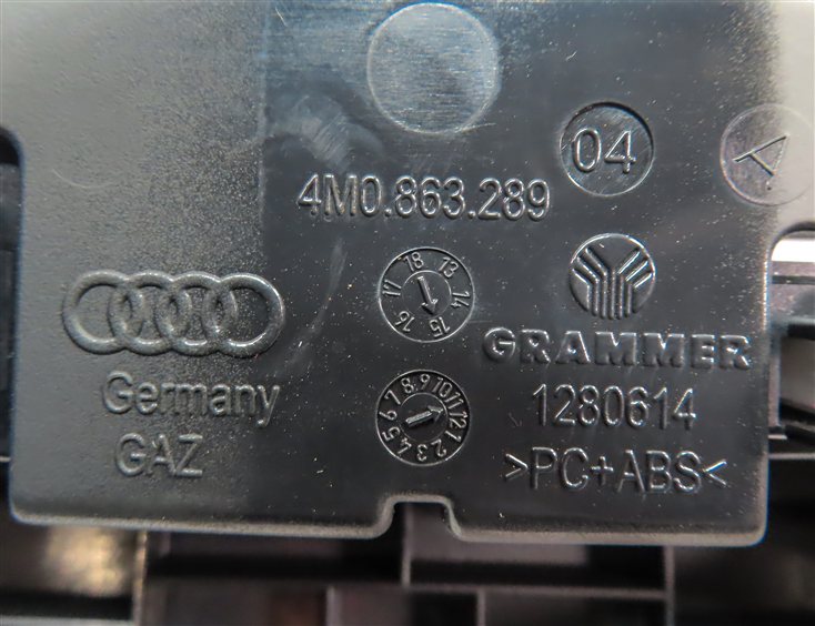 Thumbnail 7: 2018-2019 AUDI Q5 Q7 SQ5 (FY 80A) REAR HEATER A/C TEMPERATURE CONTROL PANEL
