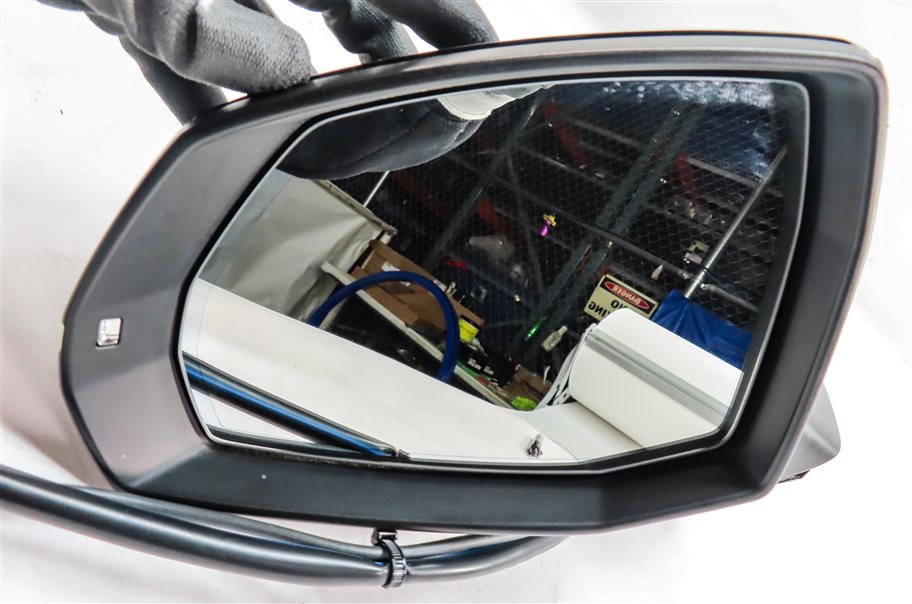 Thumbnail 8: 17-19 AUDI Q7 4M LEFT PFOLD BLIND SPOT MEMORY CAMERA HEATED DOOR MIRROR (Blue)