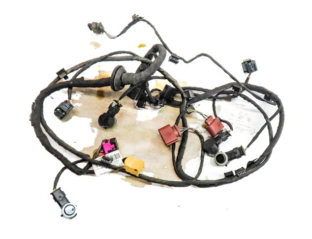 Thumbnail 2: 2017 AUDI Q7 (4M) REAR PARK ASSIST PDC DISTANCE CONTROL WIRE SENSOR SET/4 (Blue)