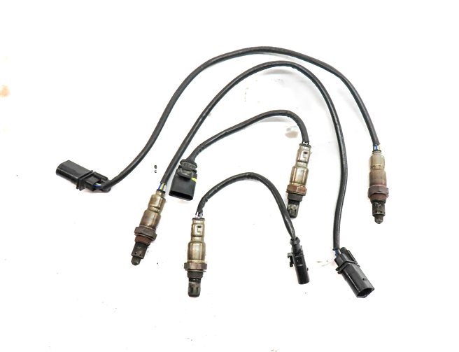 Thumbnail 1: 2017 AUDI Q7 4M 3.0L SUPER CREC ENGINE OXYGEN O2 LAMBDA PROBE WIRE SENSOR SET/4