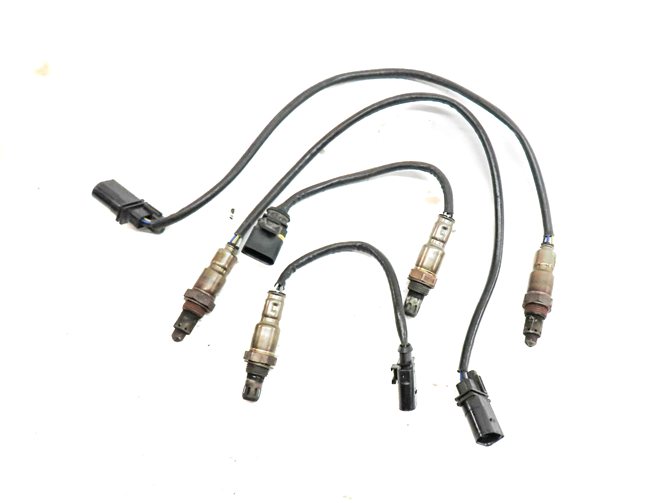 Thumbnail 2: 2017 AUDI Q7 4M 3.0L SUPER CREC ENGINE OXYGEN O2 LAMBDA PROBE WIRE SENSOR SET/4