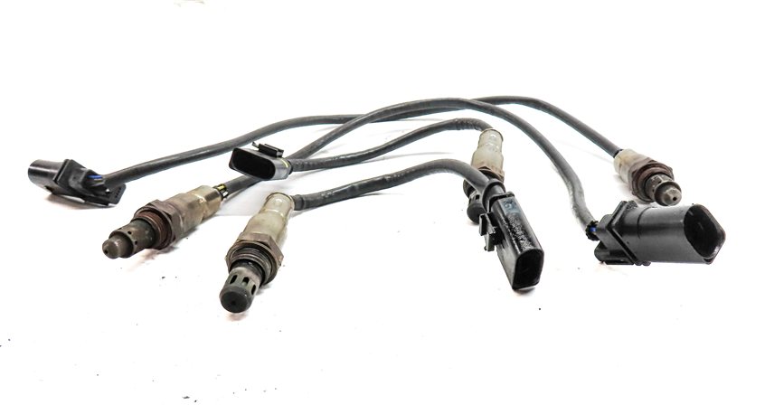 Thumbnail 3: 2017 AUDI Q7 4M 3.0L SUPER CREC ENGINE OXYGEN O2 LAMBDA PROBE WIRE SENSOR SET/4