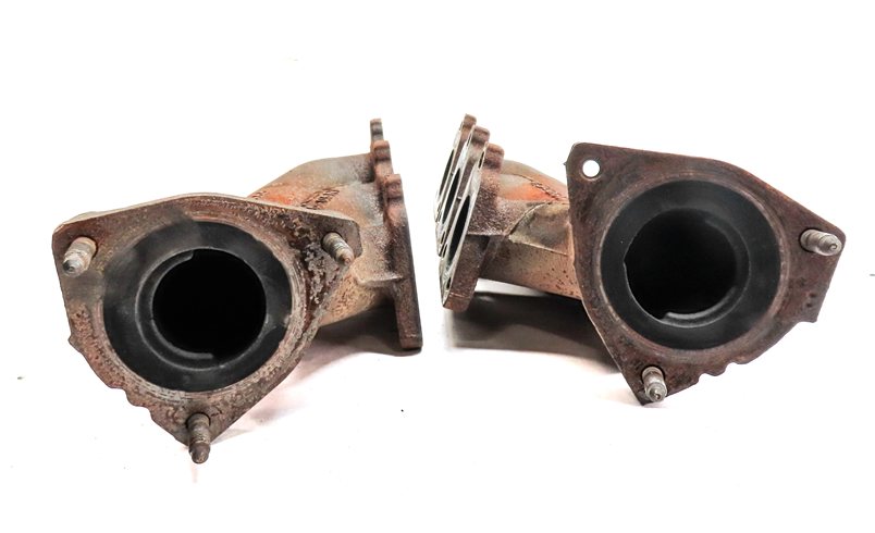 Thumbnail 5: 17-19 AUDI A7 Q5 Q7 (C7 B8 4M) 3.0L SUPER LEFT & RIGHT EXHAUST MANIFOLD SET/2