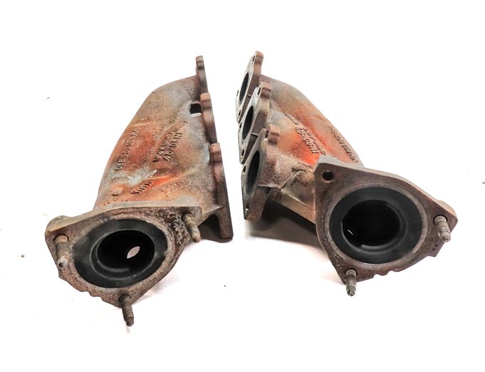Thumbnail 6: 17-19 AUDI A7 Q5 Q7 (C7 B8 4M) 3.0L SUPER LEFT & RIGHT EXHAUST MANIFOLD SET/2