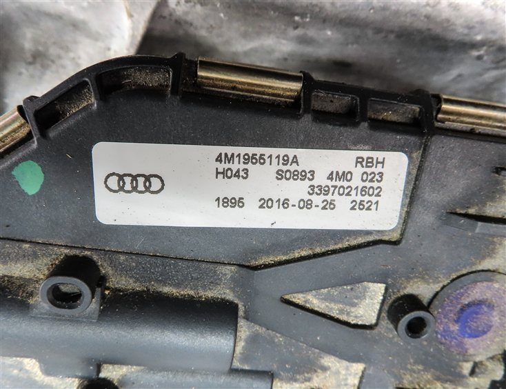Thumbnail 10: 2017-2019 AUDI Q7 (4M) FRONT WINDSHIELD WIPER MOTOR w/ TRANSMISSION LINKAGE