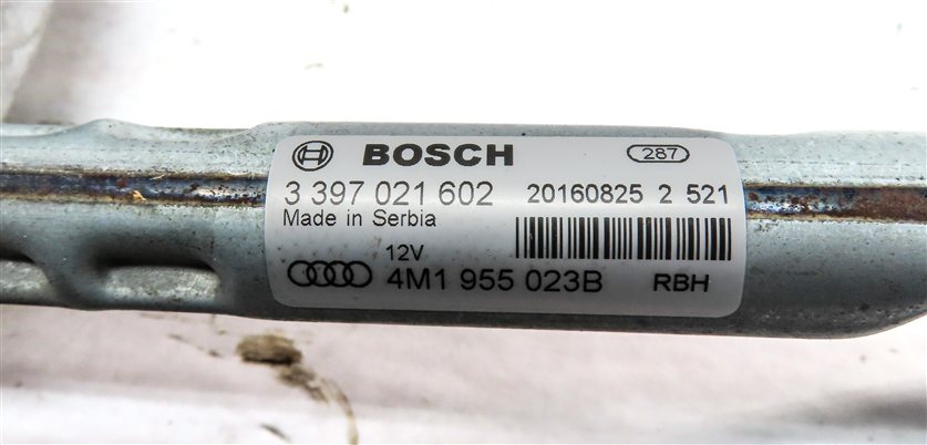 Thumbnail 9: 2017-2019 AUDI Q7 (4M) FRONT WINDSHIELD WIPER MOTOR w/ TRANSMISSION LINKAGE