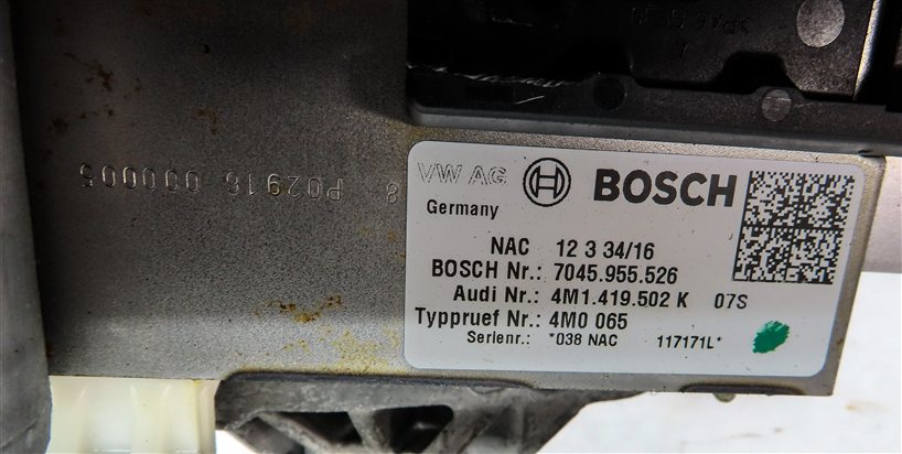 Thumbnail 7: 17-19 AUDI Q7 4M ESTEERING COLUMN w/ MOTORS (NO lane keep & NO adaptive cruise)