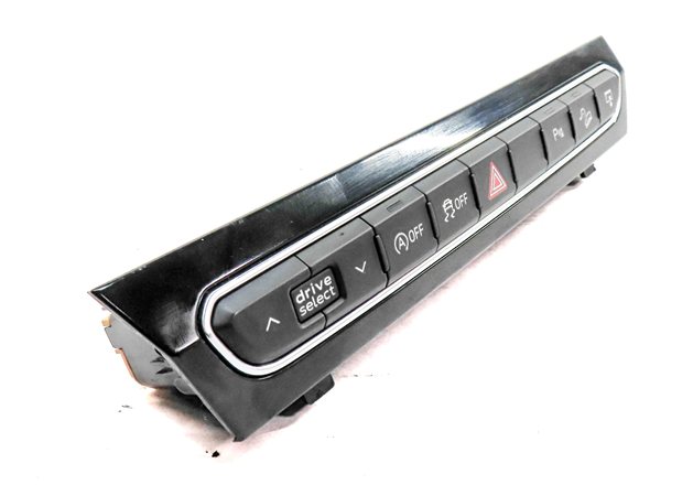 Thumbnail 1: 17 AUDI Q7 4M AUTO START PARK ASSIST HILL DESCENT TRACTION CONTROL HAZARD PANEL