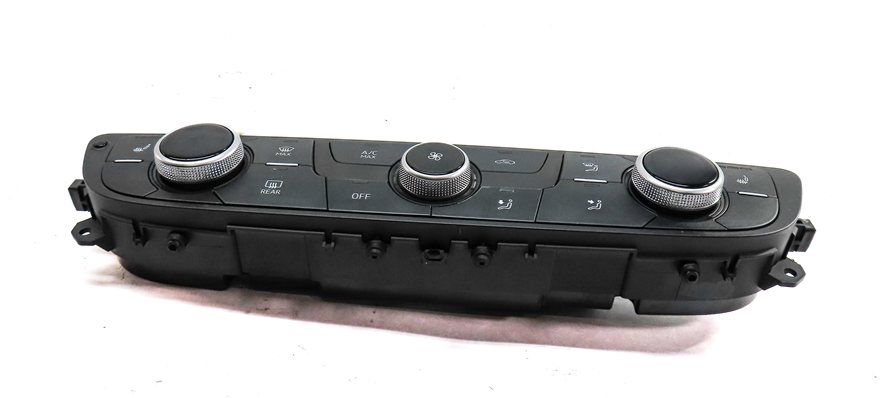 Thumbnail 3: 17-19 AUDI Q7 4M FRONT AC HEATER CLIMATE CONTROL PANEL w/ HEATED SEAT w/o VENTED