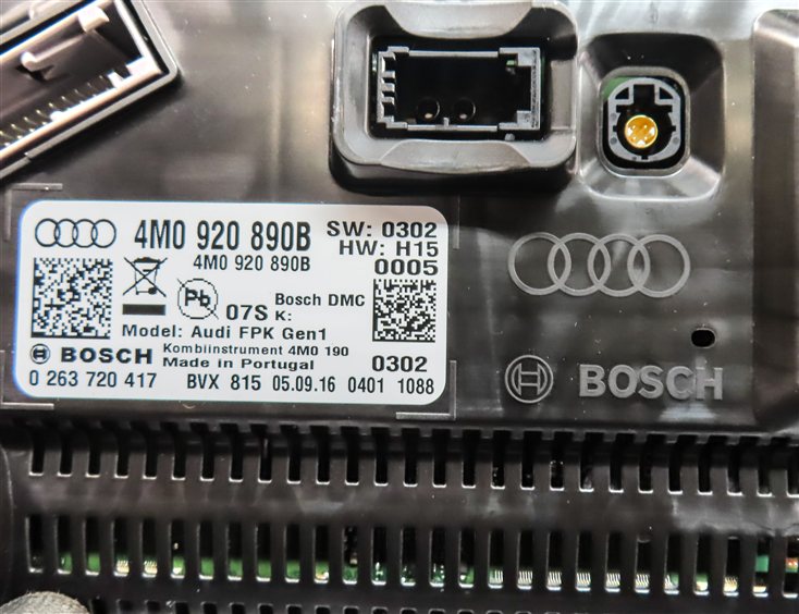 Thumbnail 13: 17 AUDI Q7 4M 3.0L SUPER ENGINE CREC SPEEDOMETER ECM ANTI THEFT MODULE KEY SET