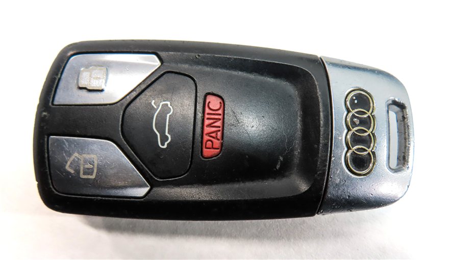 Thumbnail 4: 17 AUDI Q7 4M 3.0L SUPER ENGINE CREC SPEEDOMETER ECM ANTI THEFT MODULE KEY SET