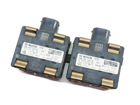 Thumbnail 2: 17-23 AUDI Q7 4M REAR BLIND SPOT RADAR SLAVE MASTER LANE KEEP ASSIST MODULE SET